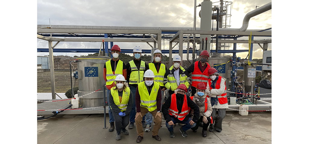 Representantes de la Comisión Europea visitan el prototipo ‘LIFE Biogasnet’ en el complejo ambiental Miramundo-Los Hardales