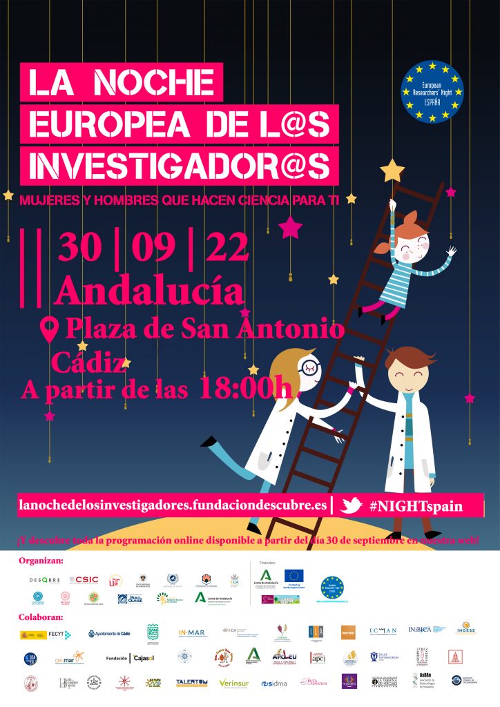 Las calles de Cádiz se llenarán de ciencia con talleres, catas y microencuentros en la Noche Europea de los Investigadores